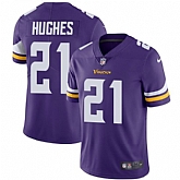 Nike Men & Women & Youth Vikings 21 Mike Hughes Purple NFL Vapor Untouchable Limited Jersey,baseball caps,new era cap wholesale,wholesale hats